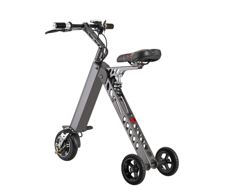 Gelb motorisierte das faltende Fahrrad/kleinste hellste faltende Fahrrad-Batterie, die unterstützt wurden