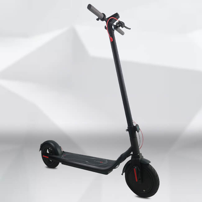 Schwarzer Kickstarter-elektrischer Roller/wieder aufladbare falten oben motorisierten Roller
