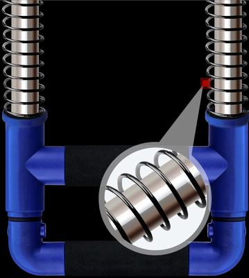 Bodybuilding-Haupteignungs-Ausrüstungs-Edelstahl-Expander-schnelle Installation